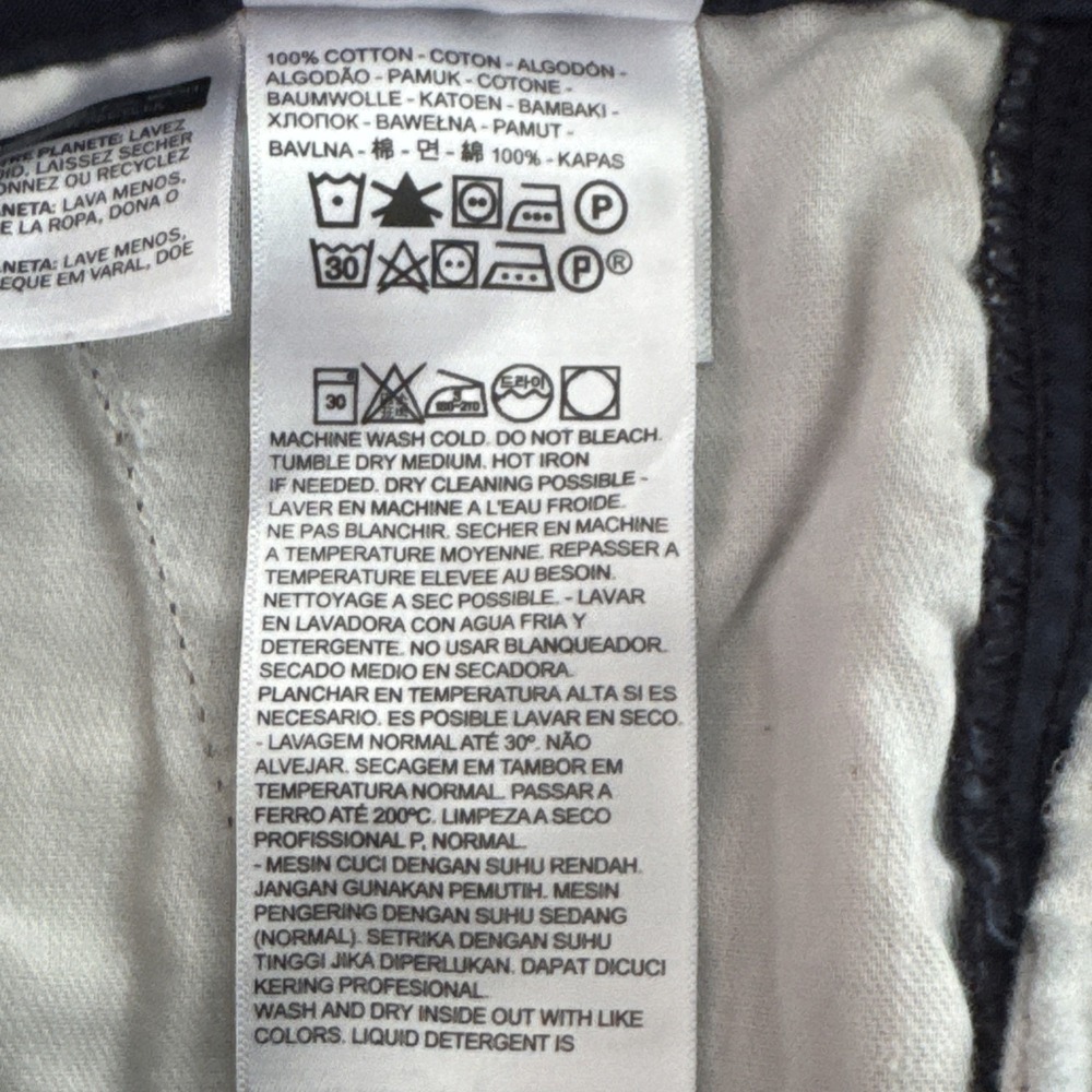 Levi's Men's Cargo Shorts Navy Blue Size 38 Cotton Relaxed Fit - Picture 12 of 13
